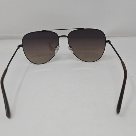 Tumi Aviator Pilot Sunglasses Special Edition + Folding Case & Cloth Black Metal main image 6